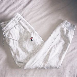 Grey Fila Jogger Sweatpants